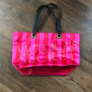 Victoria’s Secret Rhinestone Satin Tote Bag!